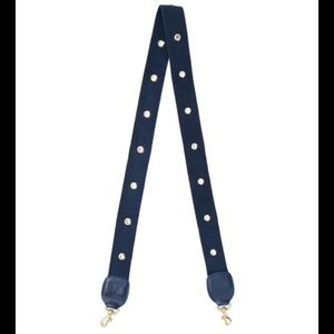 BNWT Clare V crossbody dark navy strap with grommets